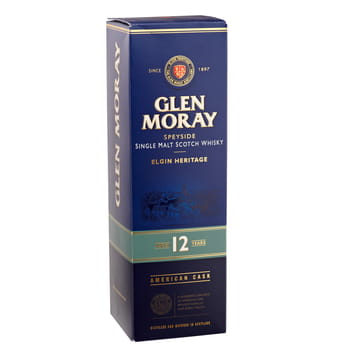 ' Glen Moray 12YO Scotch Whisky 40% 700 ml