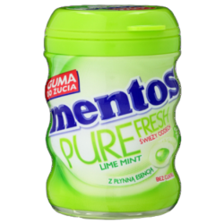 Mentos Pure Fresh Lime Mint Butelka (30 sztuk) 60 g