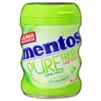 Mentos Pure Fresh Lime Mint Butelka (30 sztuk) 60 g