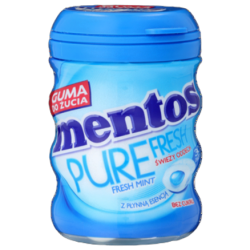 Mentos Pure Fresh Fresh Mint Butelka (30 sztuk) 60 g