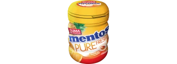 Mentos Pure Fresh Tropical Butelka (30 sztuk) 60 g