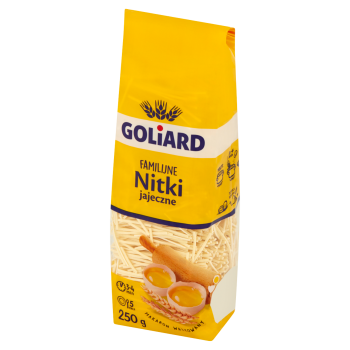 Goliard Makaron wałkowany jajeczny nitki 250 g