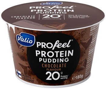 Valio Profeel Pudding Proteinowy 180 G Czekolada, Bez Laktozy