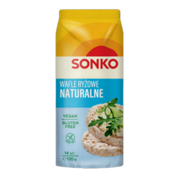 Sonko Wafle Ryżowe Naturalne 130 g