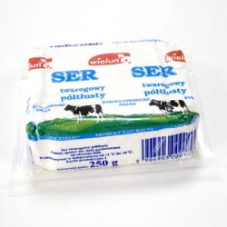 Wieluń Twaróg Półtłusty 250G