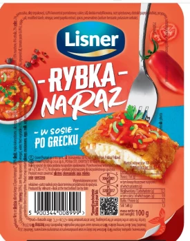 Lisner Rybka na raz po grecku 100 g