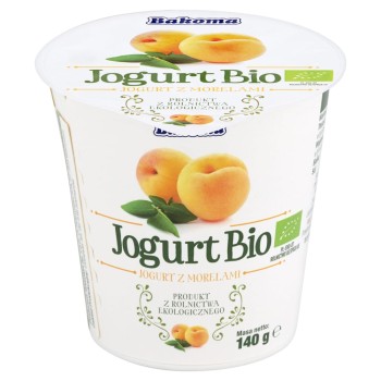 Bakoma Jogurt BIO Morela 140 g