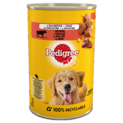 Pedigree z wołowiną w galaretce Karma pełnoporcjowa 400 g