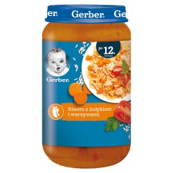 Gerber Obiadek Risotto z indykiem i warzywami 250 g