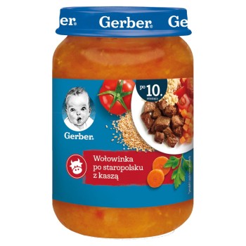 Gerber Wołowinka po staropolsku z kaszą 190 g