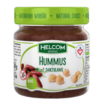 Helcom Hummus z daktylami bez dodatku cukru 200 g