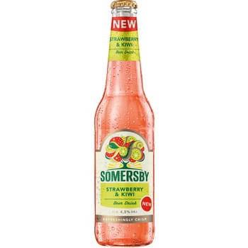 ' Somersby Strawberry &amp; Kiwi 4,5% 400 Ml, Butelka Bezzwrotna
