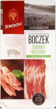 Sokołów Boczek surowy wędzony 100 g