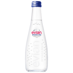 Evian Naturalna Woda Mineralna Gazowana Szkło 330Ml