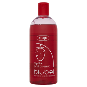 Ziaja Blubel Mydło pod prysznic na różowo żurawina poziomka 500 ml