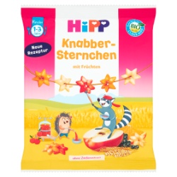 HiPP BIO Chrupiące gwiazdki po 1. roku owocowe 30 g