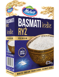 Melvit Ryż Basmati Indie 4x100 g