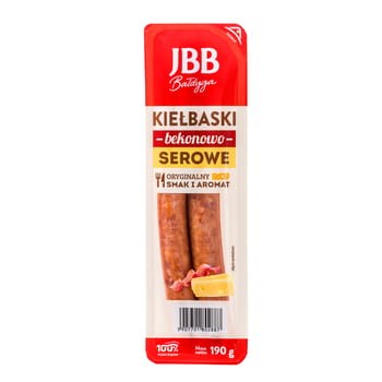 Kiełbaski Bekonowo- Serowe 190 G Jbb