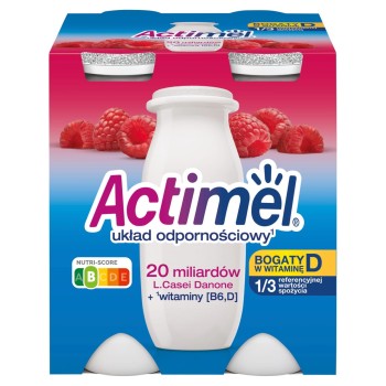 Actimel Malina Napój mleczny 400 g (4 sztuki)