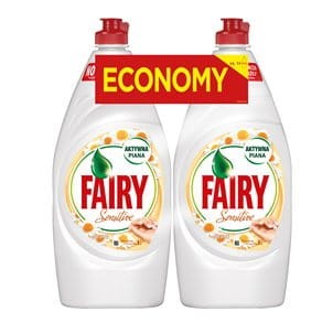 Fairy Sensitive Rumianek z Witaminą E płyn 2x900 ml