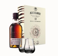 ' Whisky Aberlour 12YO 40% 700 ml + 2 szklanki