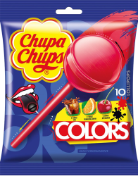 Chupa Chups Colors Lizaki barwiące 10 sztuk 120 g