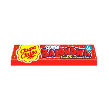 Chupa Chups Guma Balonowa Truskawka 27,6 g