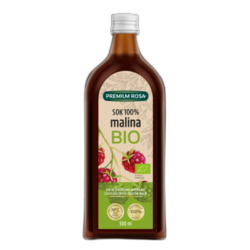 Premium Rosa Malina sok 100% BIO B/C 500 ml