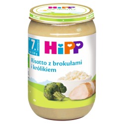 HiPP Risotto z brokułami i królikiem po 7 miesiącu 220 g