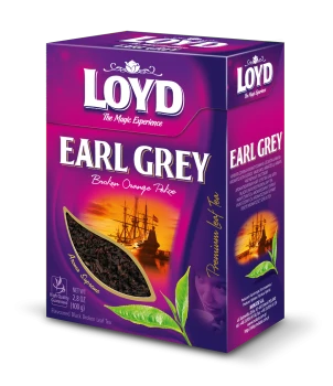 Loyd Earl Grey Herbata czarna aromatyzowana liściasta łamana 100 g