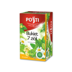 Posti Herbata Bukiet z 7 ziół 20 saszetek 30 g