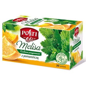 Posti melisa Pomarańczowa 20 saszetek 30 g