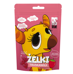 BeRaw Kids Żelki bez dodatku cukru Truskawka i Jabłko 35 g