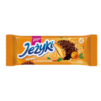 Jeżyki Pomarańczowe Herbatniki W Czekoladzie Deserowej 140G