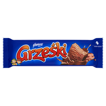 Grześki Wafel przekładany kremem kakaowym w czekoladzie  36 g