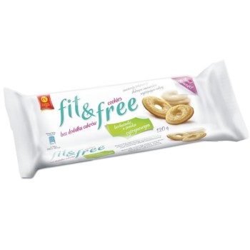 Cukry Nyskie Herbatniki Fit&amp;Free o smaku cytrynowym 120 g