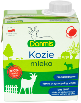 Danmis Mleko Kozie 2,5% 0,5 L UHT