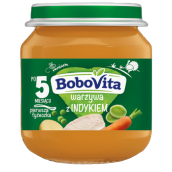 BoboVita Warzywa z indykiem po 5 miesiącu 125 g