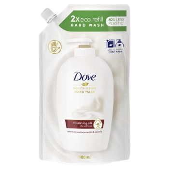 Dove Supreme Fine Silk płyn myjący opakowanie uzupełniające 500 ml