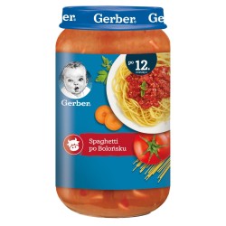 Gerber DoReMi Obiadek Spaghetti po bolońsku 250 g