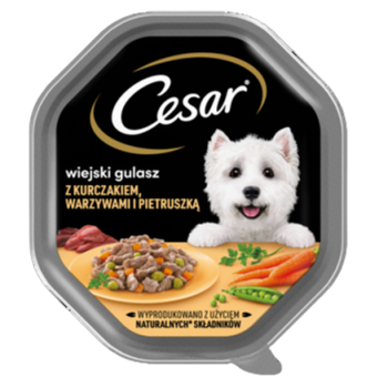 Cesar Tacka Z Kurczakiem, Warzywami I Pietruszką W Sosie 150G
