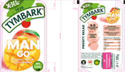 Tymbark Mus 100% Jabłko Mango Brzoskwinia Banan 200 G