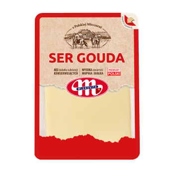 Mlekovita Ser Gouda w plastrach 150 g
