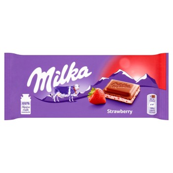 Milka Hit Strawberry 100 g