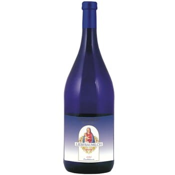 'Wino Liebfraumilch niebieska butelka B.PS. 1,5 l