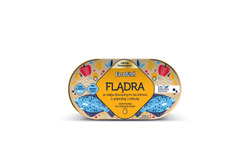 Evrafish Flądra W Oleju Z Papryką I Cebulą 170 G