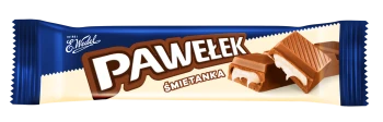 E. Wedel Baton Pawełek mleczny Śmietanka 45 g