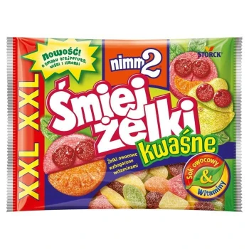 Storck cukierki Nimm2 Śmiejżelki kwaśne 180 g