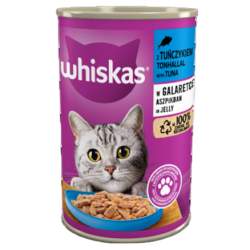 Whiskas z tuńczykiem w galaretce Karma pełnoporcjowa 400 g