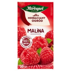 Herbapol Herbaciany Ogród Malina Herbatka owocowo-ziołowa 60 g (20 torebek)